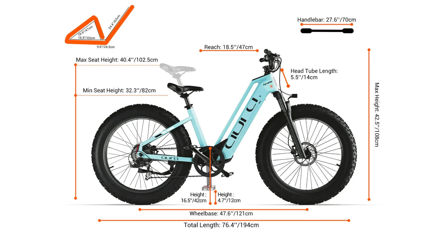 Bici Elettrica Da Fuoristrada 26" Ruote Grasse Bici Da Montagna 52V 15Ah