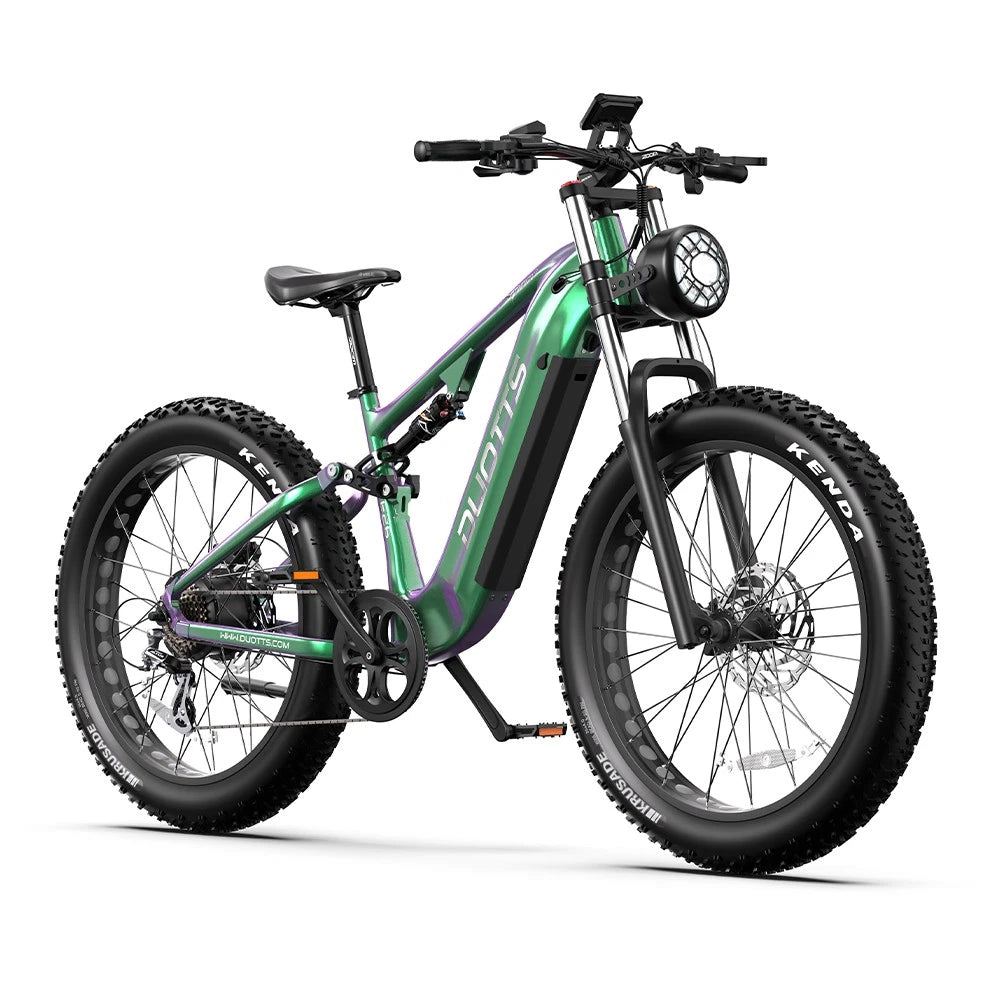 Bicicletta Elettrica 26" Off-Road, 48V 20Ah, 8 Marce, Doppi Ammortizzatori 120km
