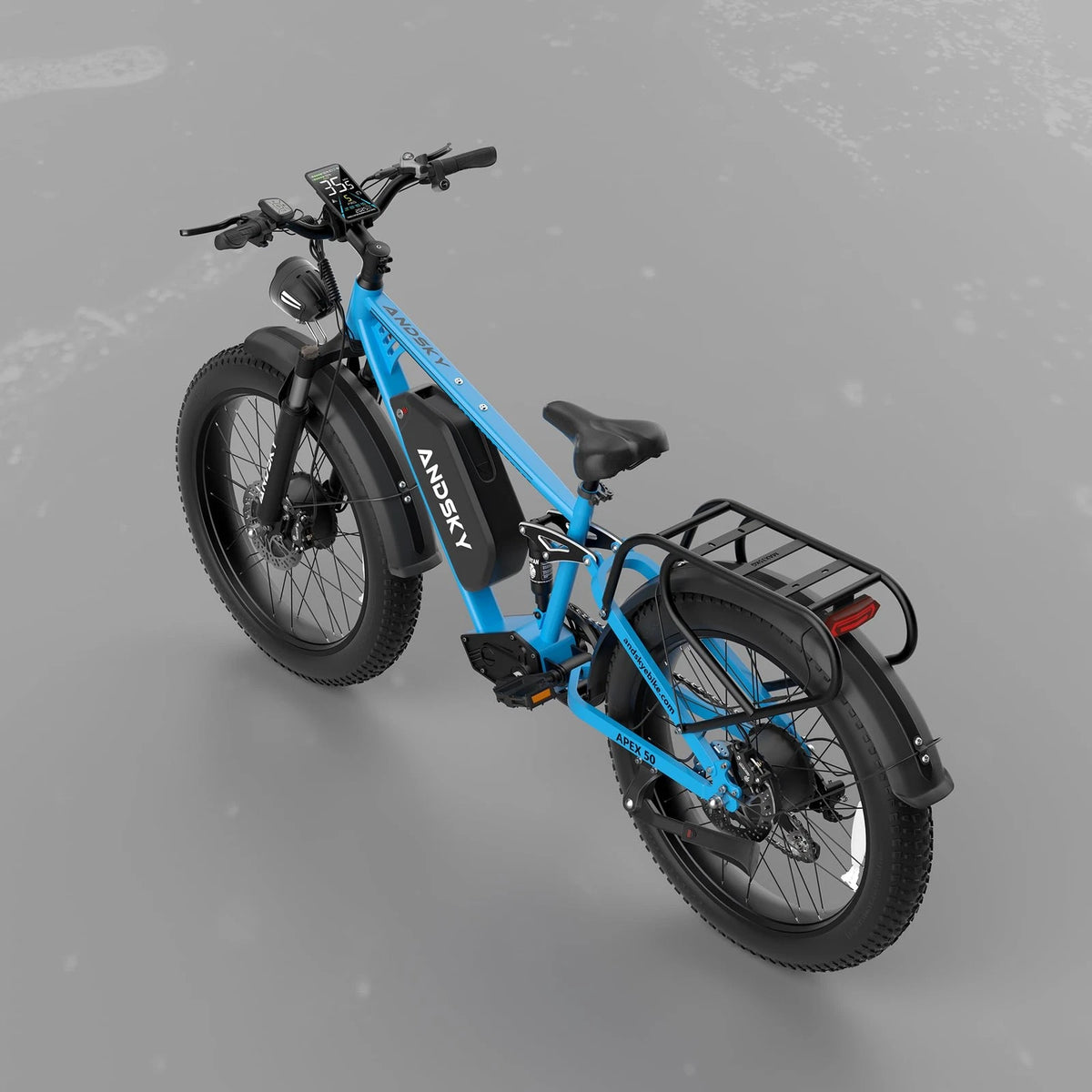 3000W Peak Dual Motor Ebike for Adults 26" Fat Tire Full Suspension 100Miles