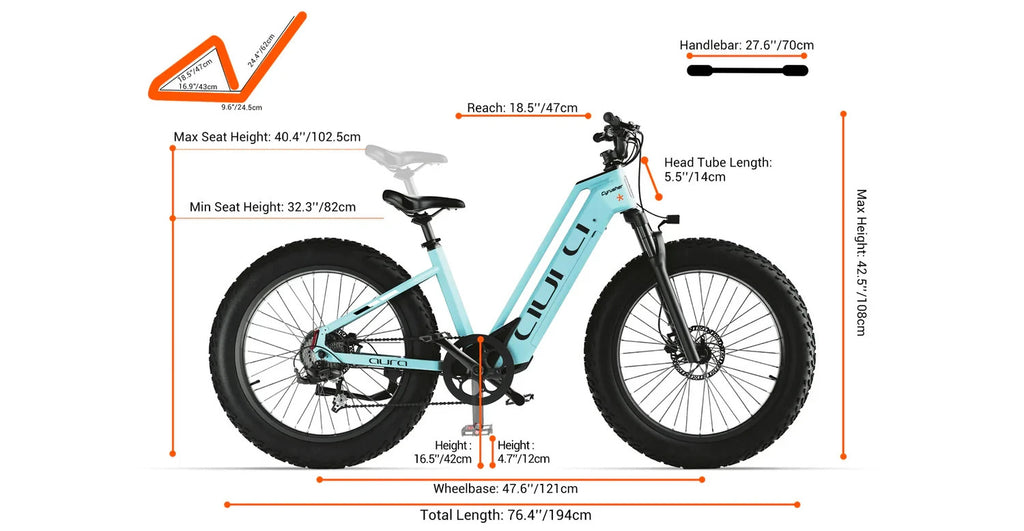 Cyrusher Aura Electric Mountain Bike All-Terrain 26Inch 750W 52V15Ah E-Bike MTB