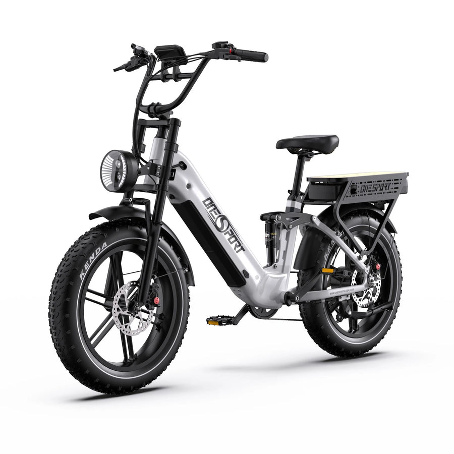 Onesport OT08Pro E-Bike 1728Wh Batteria Doppia 190km Full Suspension 7 Velocità